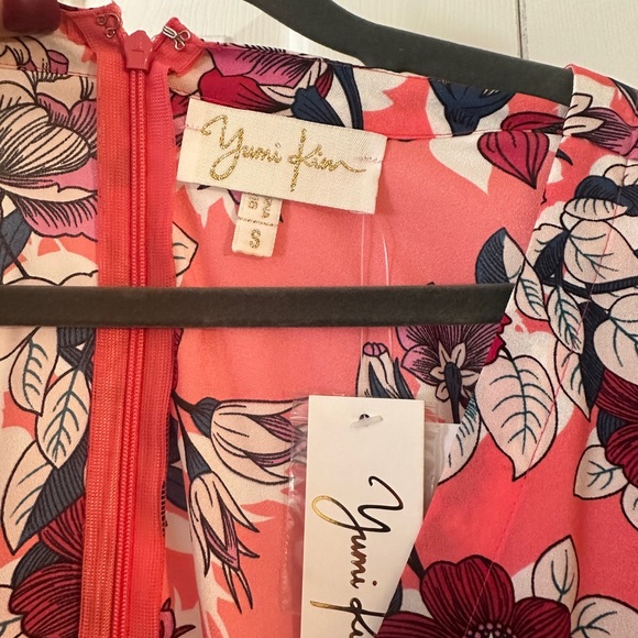 Yumi Kim Floral Print Romper - Coral - Picture 3 of 7